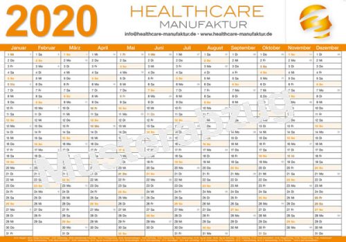 Healthcare-Jahresplaner_2020